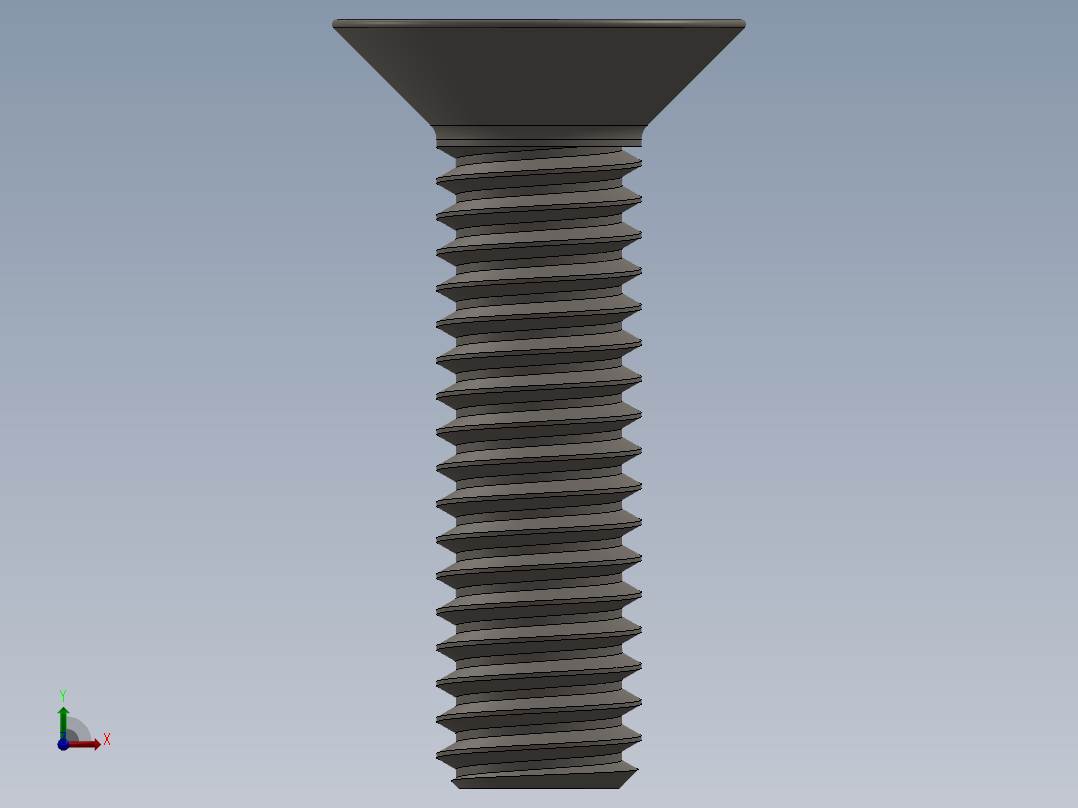 Screw_ISO_10642_M4x15_A2.SLDPRT前视图