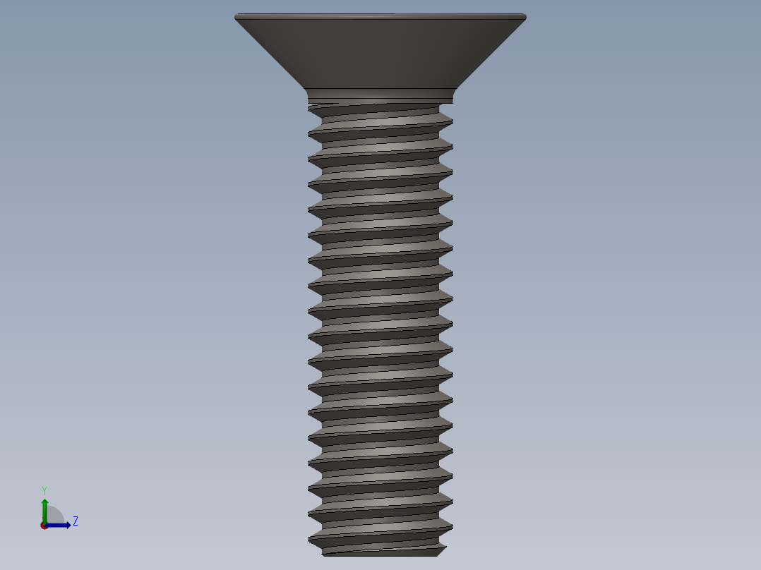 Screw_ISO_10642_M4x15_A2.SLDPRT左视图