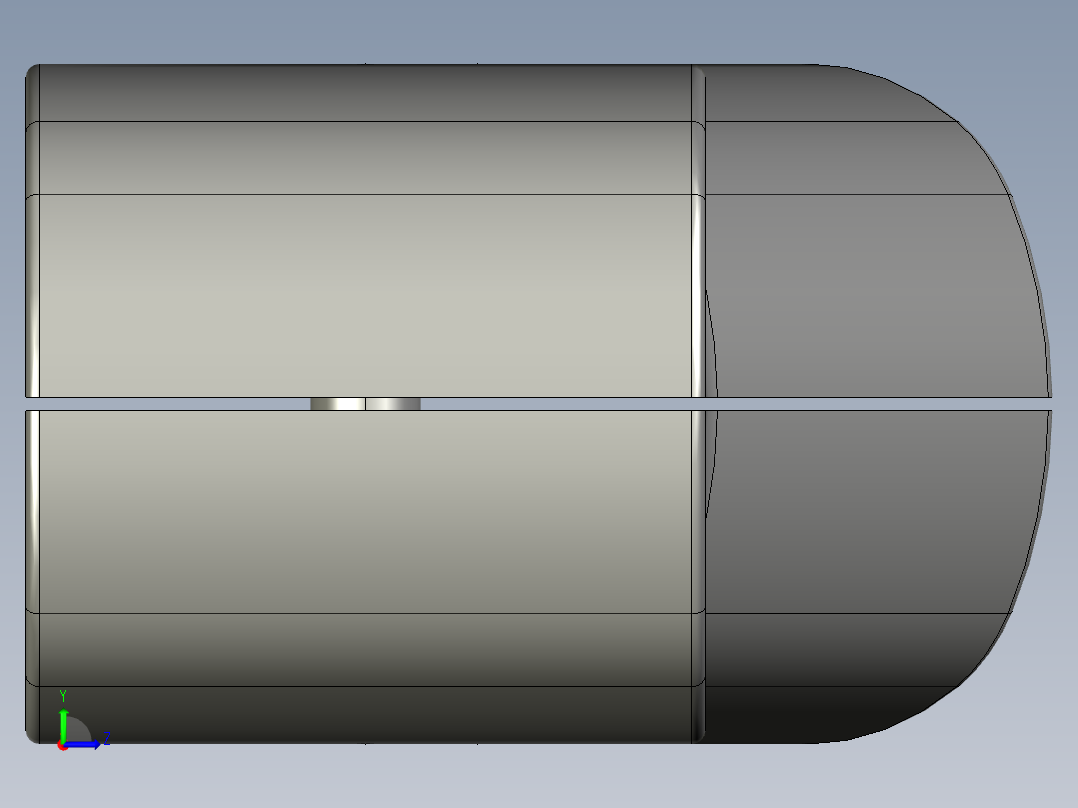 43系列45度外抱接头.STEP左视图