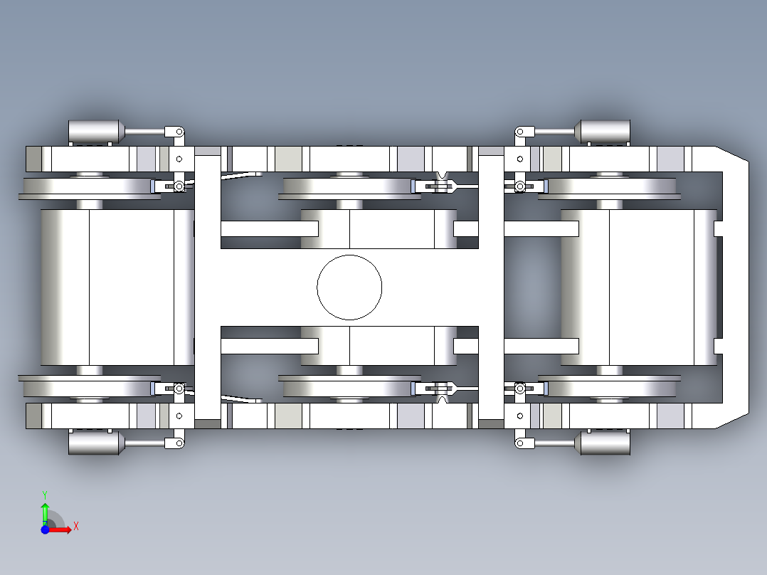 火车、动车、高铁(19)前视图
