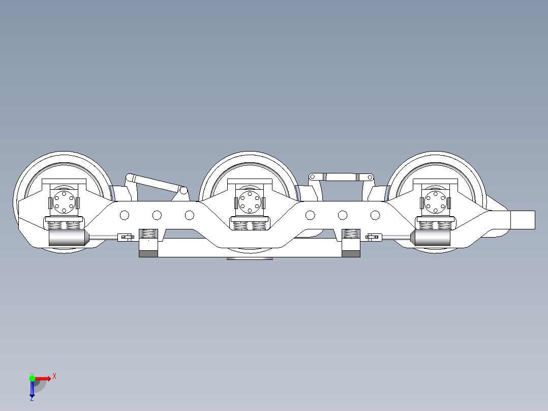 火车、动车、高铁(19)俯视图