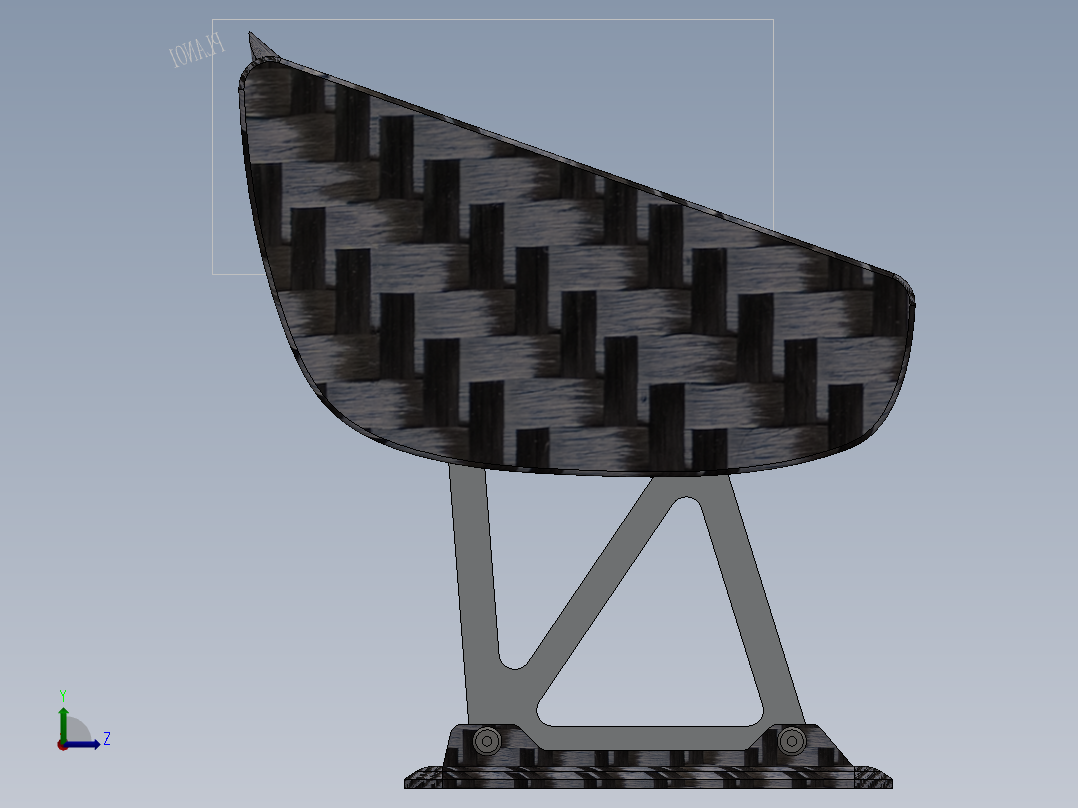 汽车尾翼(13)左视图