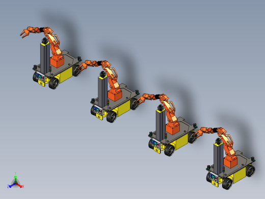 轮式移动抓取机器人