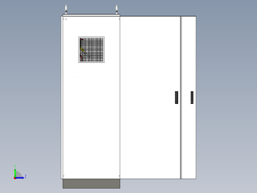 三柜组装630A竖装刀开关plc延时控制柜 55791左视缩略图