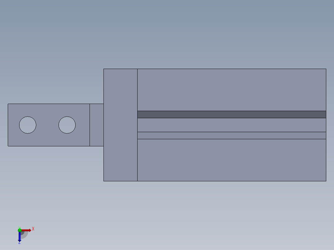 Garra Pneumatica（气动夹具）俯视图