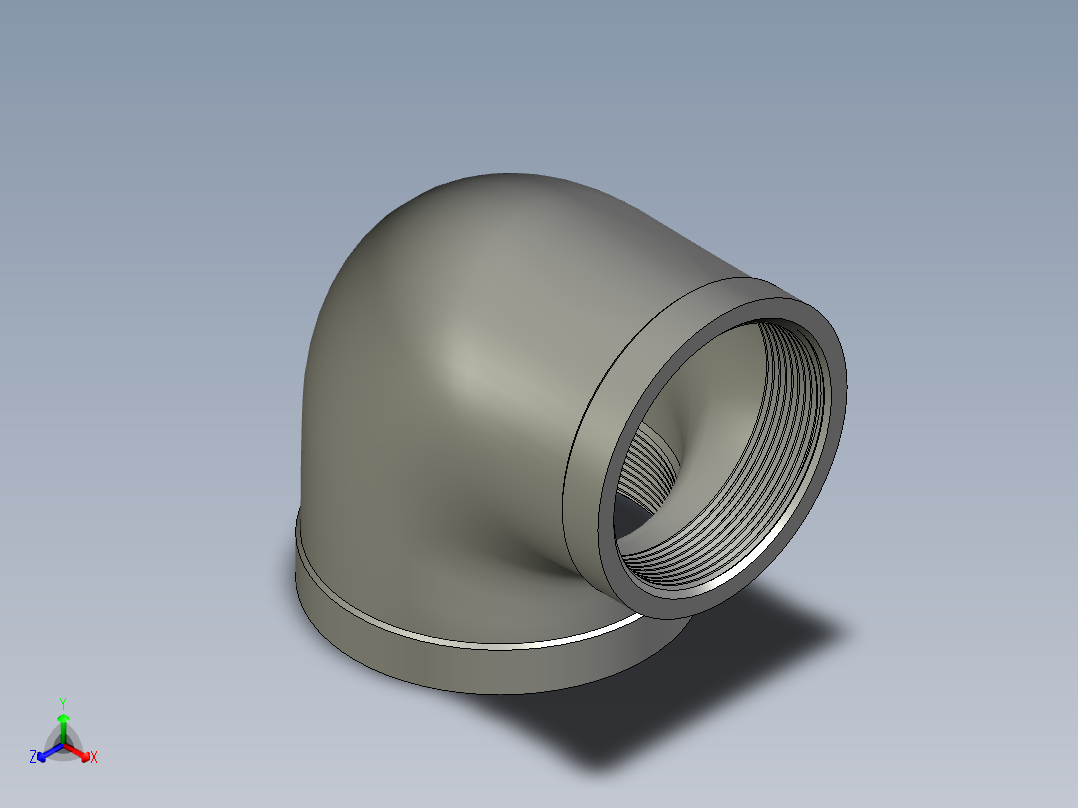 螺纹管弯头-异径内丝 DN80-DN65