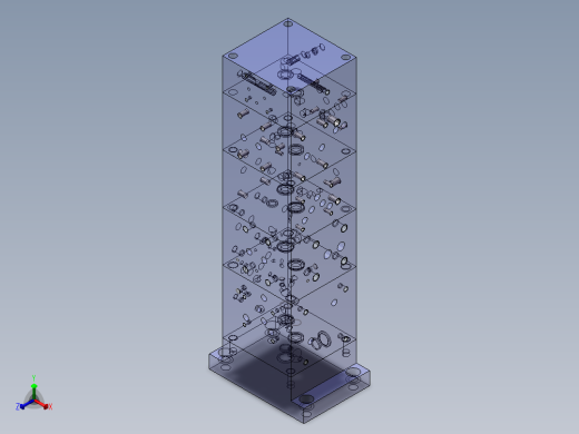 卧式半自动组合机床液压系统设计正等轴测缩略图