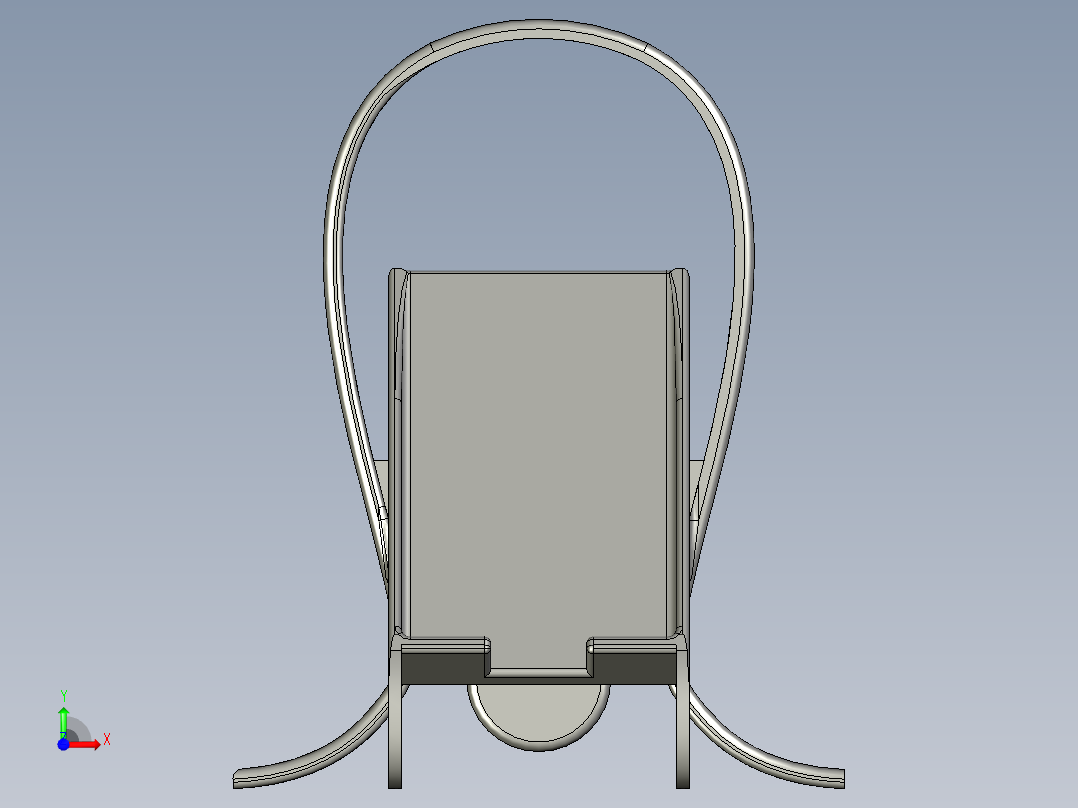 耳机电话支架17前视图