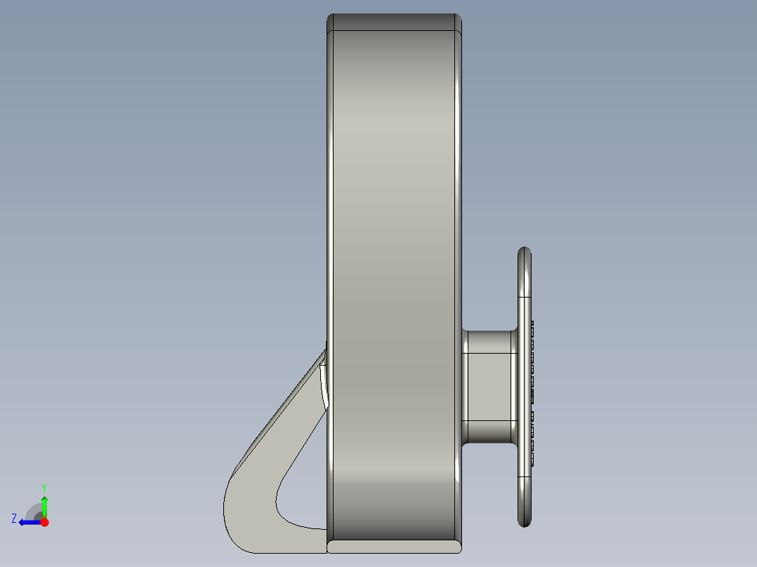 耳机电话支架17右视图