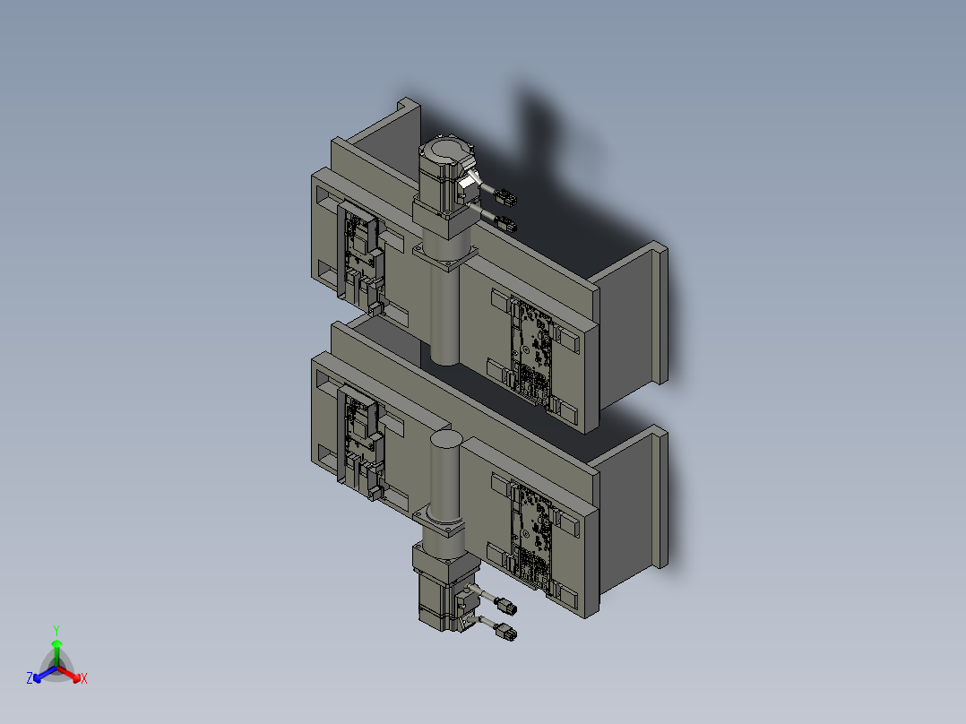 PCB-翻转-整体正等轴测图