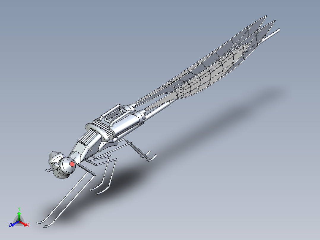 Steampunk螳螂--203077-5正等轴测图