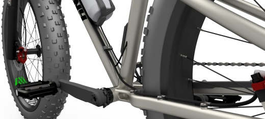 地自行车3D数模图缩略图