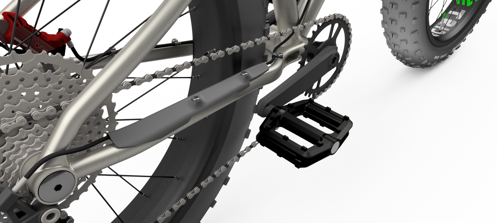 地自行车3D数模图