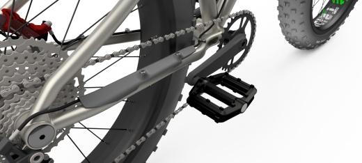 地自行车3D数模图缩略图