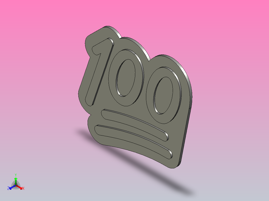 100表情符号主视图