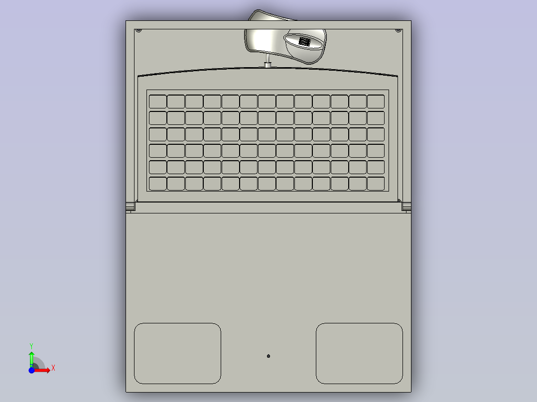 鼠标键盘装配前视图