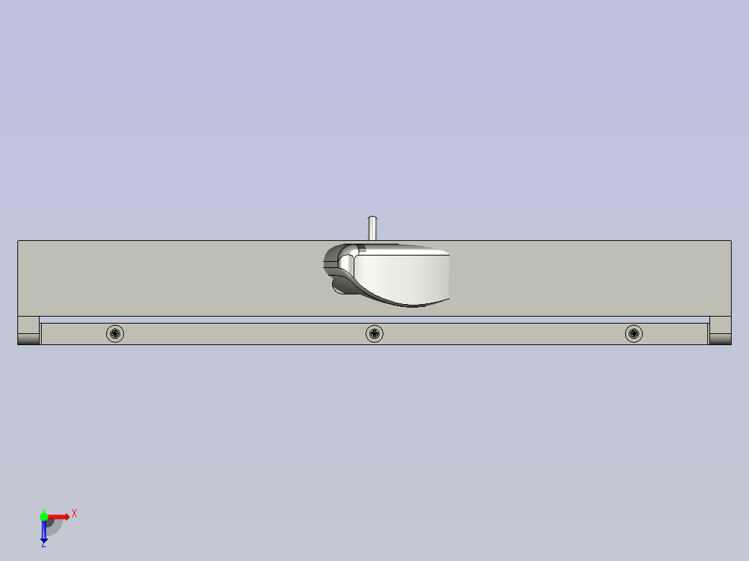 鼠标键盘装配俯视图