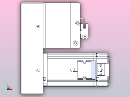 皮带直线轴半封闭可选导轨TPA-HNB-85S-90-L1000-LP-C-P20-N3前视缩略图