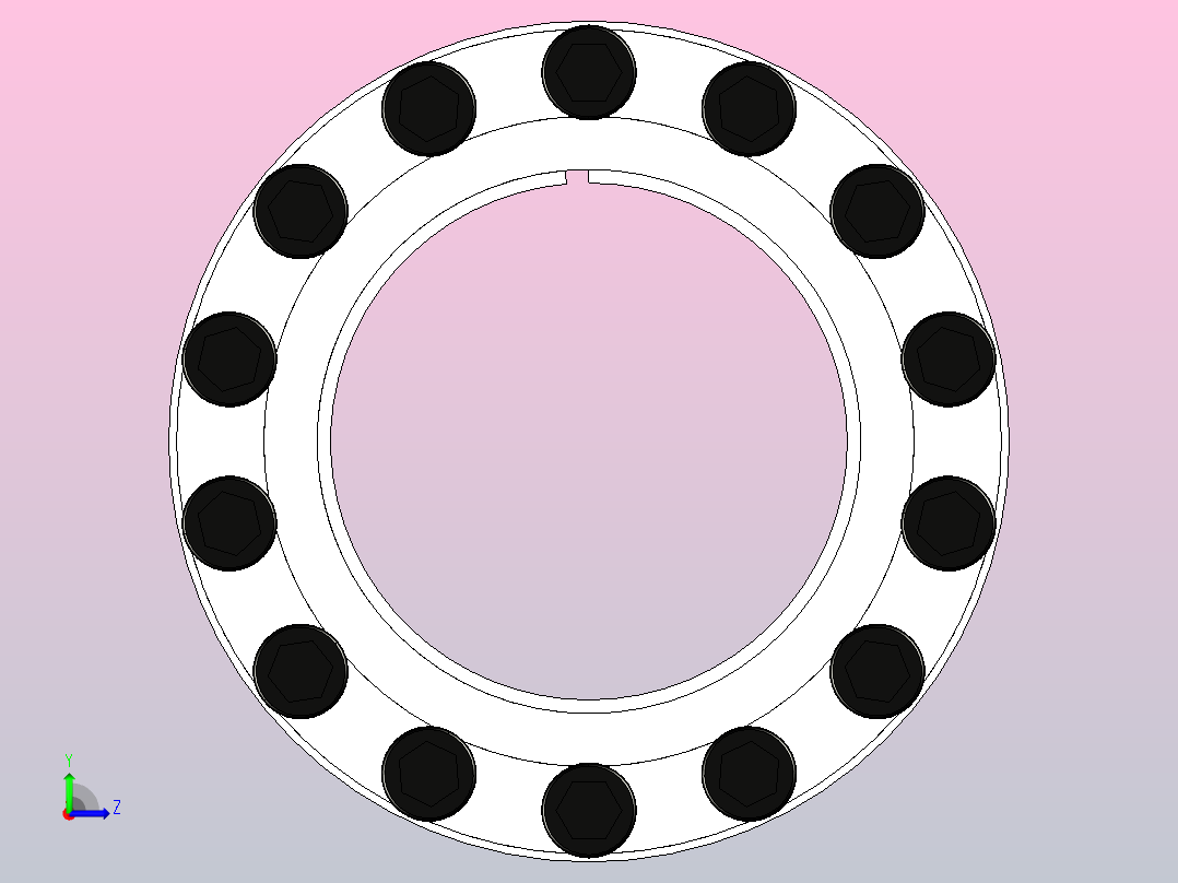 Z2系列胀紧套[Z2-55×85]左视图