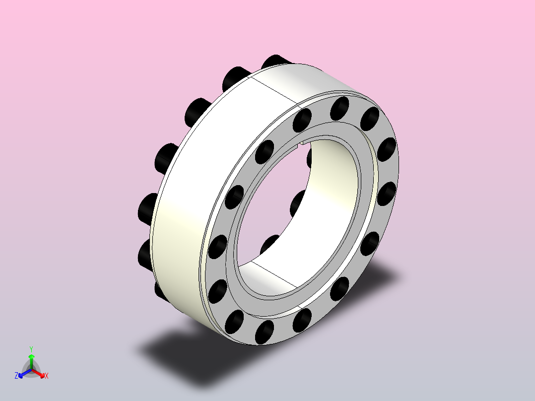 Z2系列胀紧套[Z2-55×85]正等轴测图