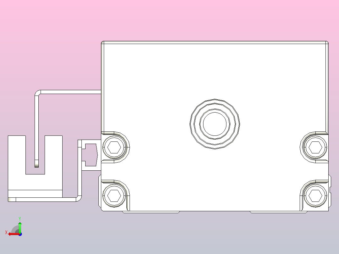 KK60-400A2-F0 模组 标准A2双滑座 KK60-A2-F0 替换上银后视图