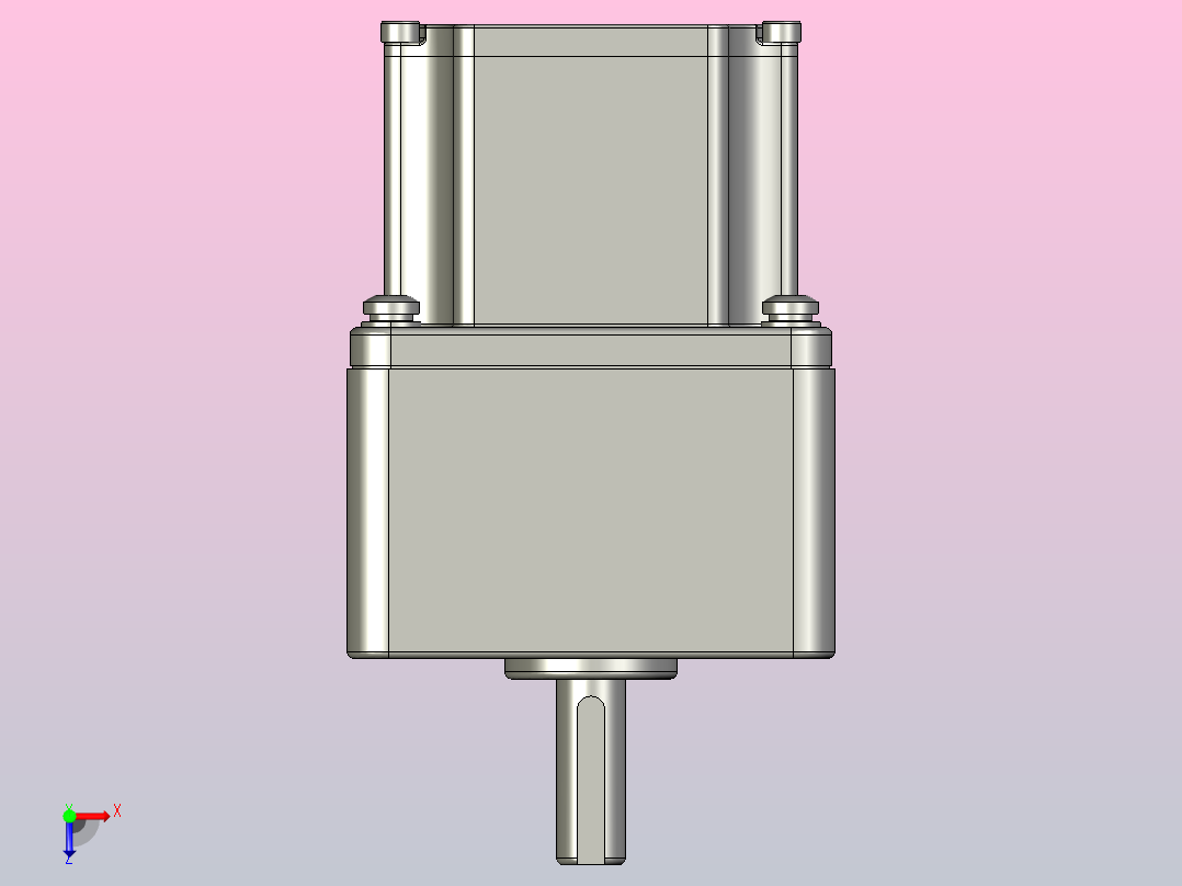 Z3BLD30W配3GNK齿轮箱整机俯视图