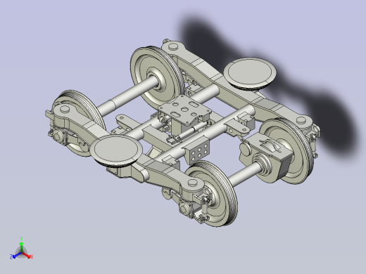 汽车动力转向架3D模型图纸数模
