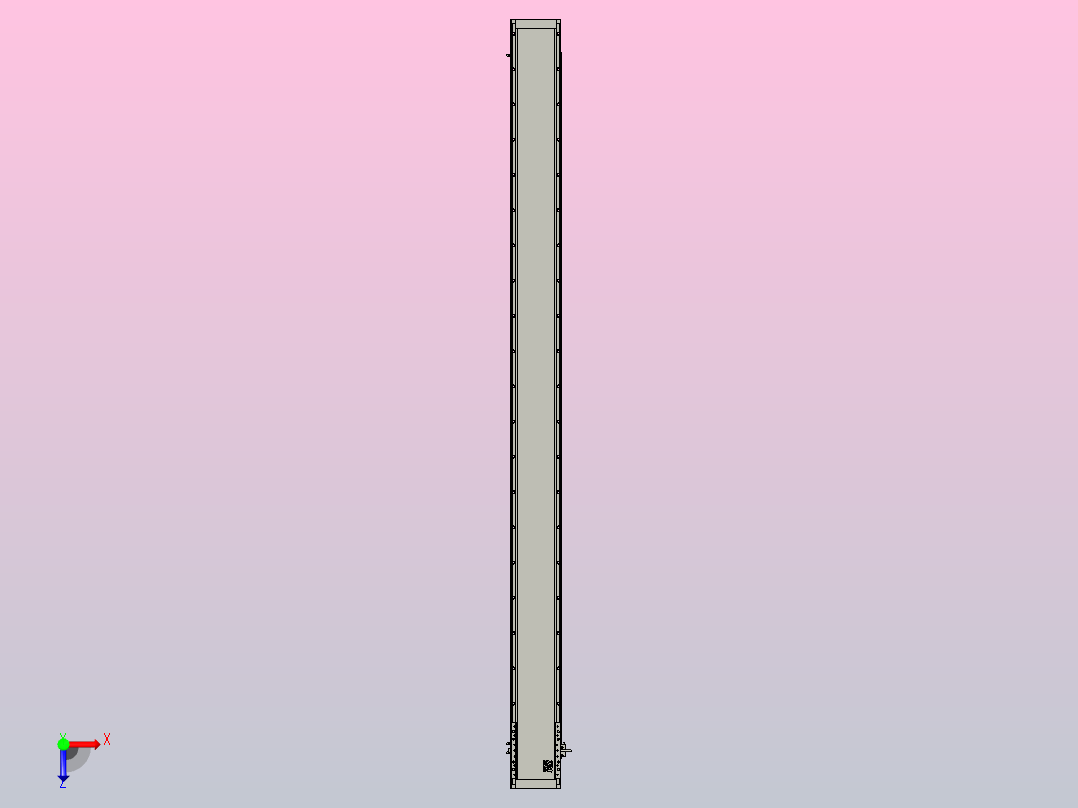 直驱直线电机轴TPA-LNP3-170-75C3-1-L2340-3-C-10-N3俯视图
