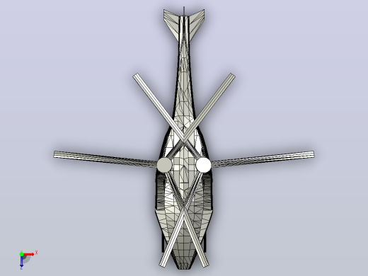 dual-rotor-rc-helicopter飞机俯视缩略图