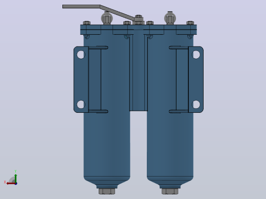SPL系列双通网片式油滤器(SPL15-40)_SPL32后视缩略图