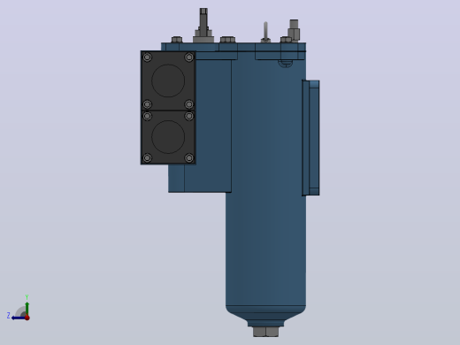 SPL系列双通网片式油滤器(SPL15-40)_SPL32右视缩略图