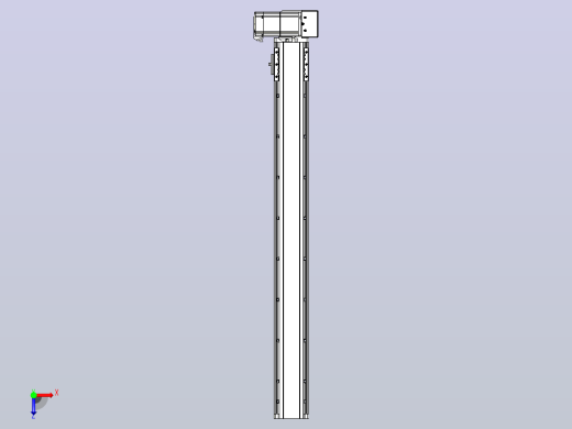 皮带直线轴半封闭可选导轨TPA-HNB-85D-90-L750-LU-C-P20-N3俯视缩略图