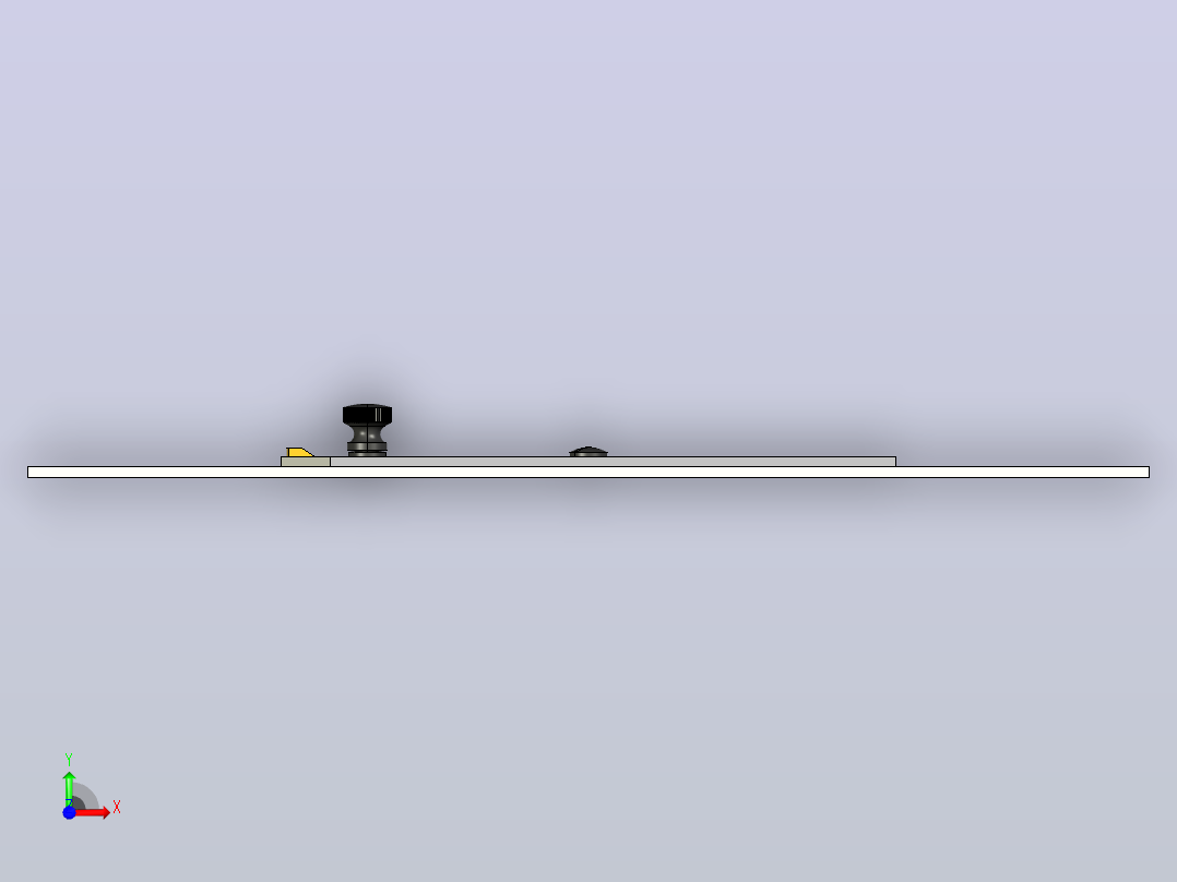 角度规尺angle-gauge-1836-模型格式为 stp前视图