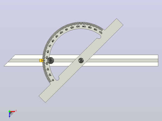 角度规尺angle-gauge-1836-模型格式为 stp俯视缩略图