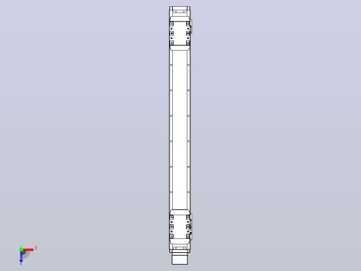 滚珠丝杠线性轴TPA-GCRS-80-1610C-L275-MP-M20-N3俯视缩略图