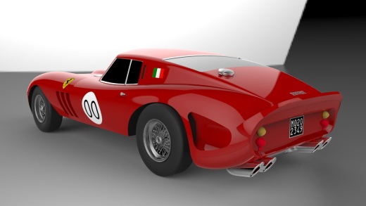 法拉利 Ferrari 250 gto 1962跑车外壳图纸缩略图