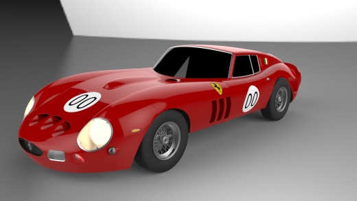 法拉利 Ferrari 250 gto 1962跑车外壳图纸缩略图
