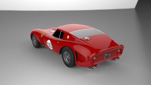 法拉利 Ferrari 250 gto 1962跑车外壳图纸缩略图