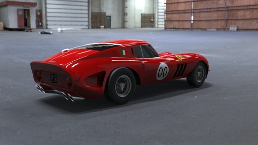 法拉利 Ferrari 250 gto 1962跑车外壳图纸缩略图