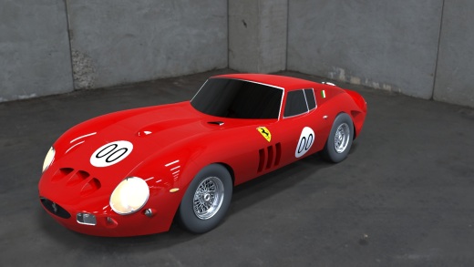 法拉利 Ferrari 250 gto 1962跑车外壳图纸缩略图