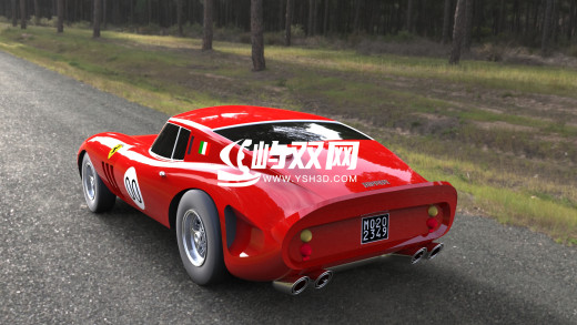 法拉利 Ferrari 250 gto 1962跑车外壳图纸缩略图