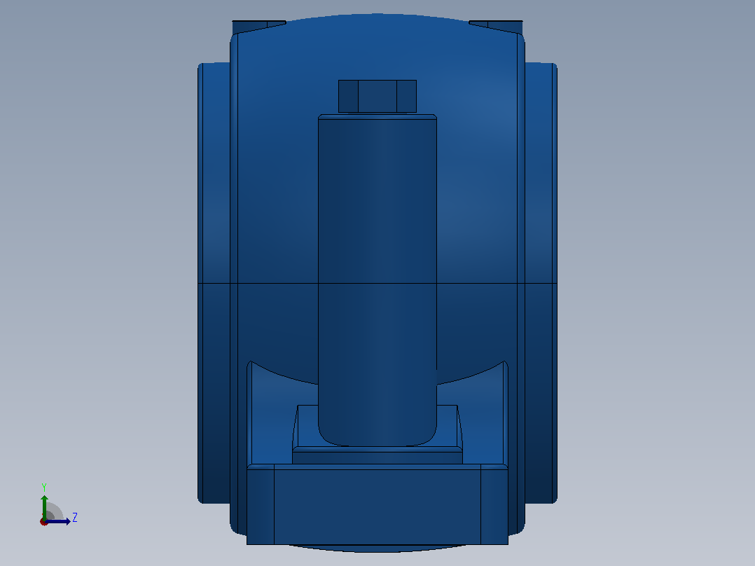 SN500系列[SN530-SSN530]轴承左视图