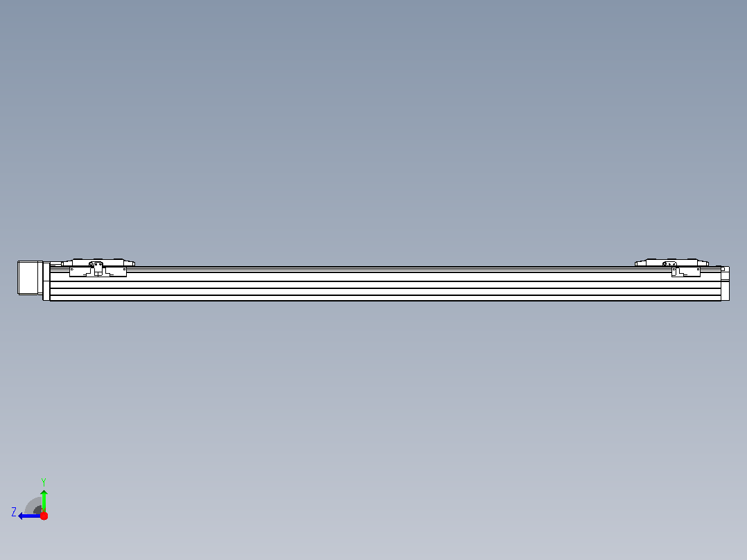 滚珠丝杠线性轴TPA-GCRS-80-1610C-L425-MR-M20-N3右视图
