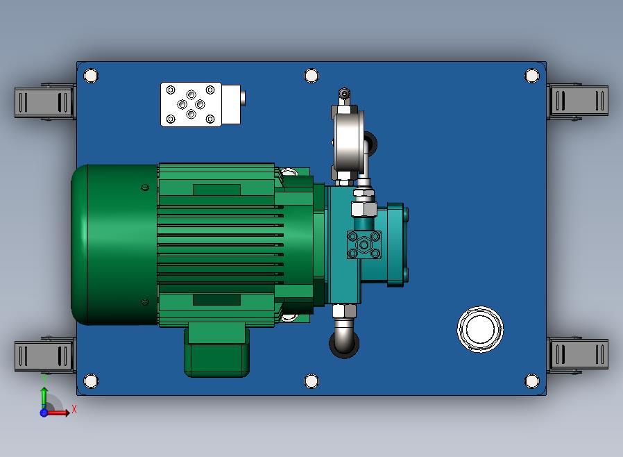 A57-液压站前视图