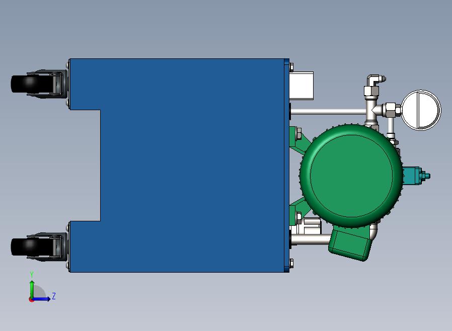 A57-液压站左视图