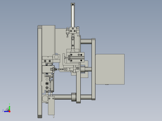 电脑串口连接线自动组装机step格式右视缩略图