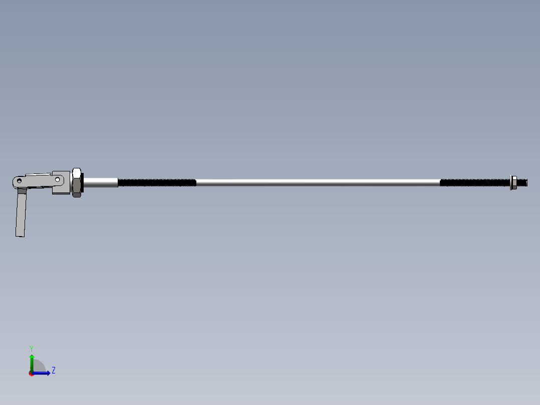 箱体弹性焊接工装sw04可编辑左视图