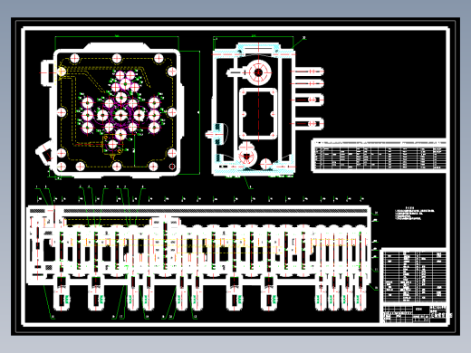 变速箱钻孔工位组合机床左多轴箱设计