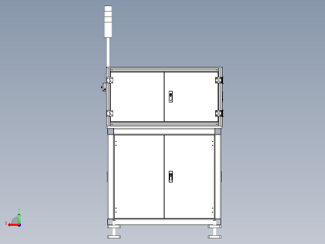 滚圆机装配图_12后视图