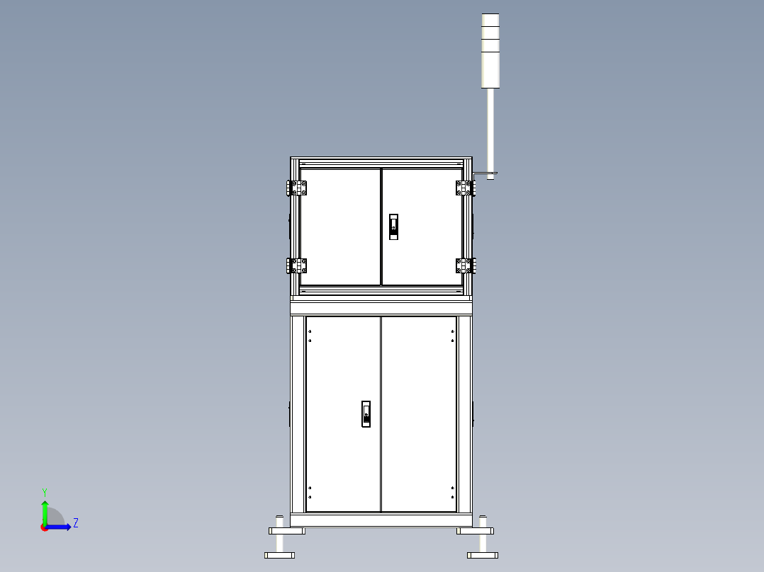 滚圆机装配图_12左视图